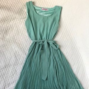 Mint green dress